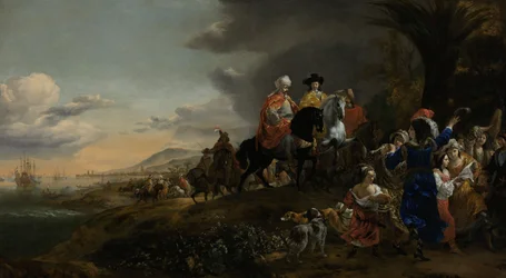 Der niederländische Botschafter auf dem Weg nach Isfahan, 1653-59